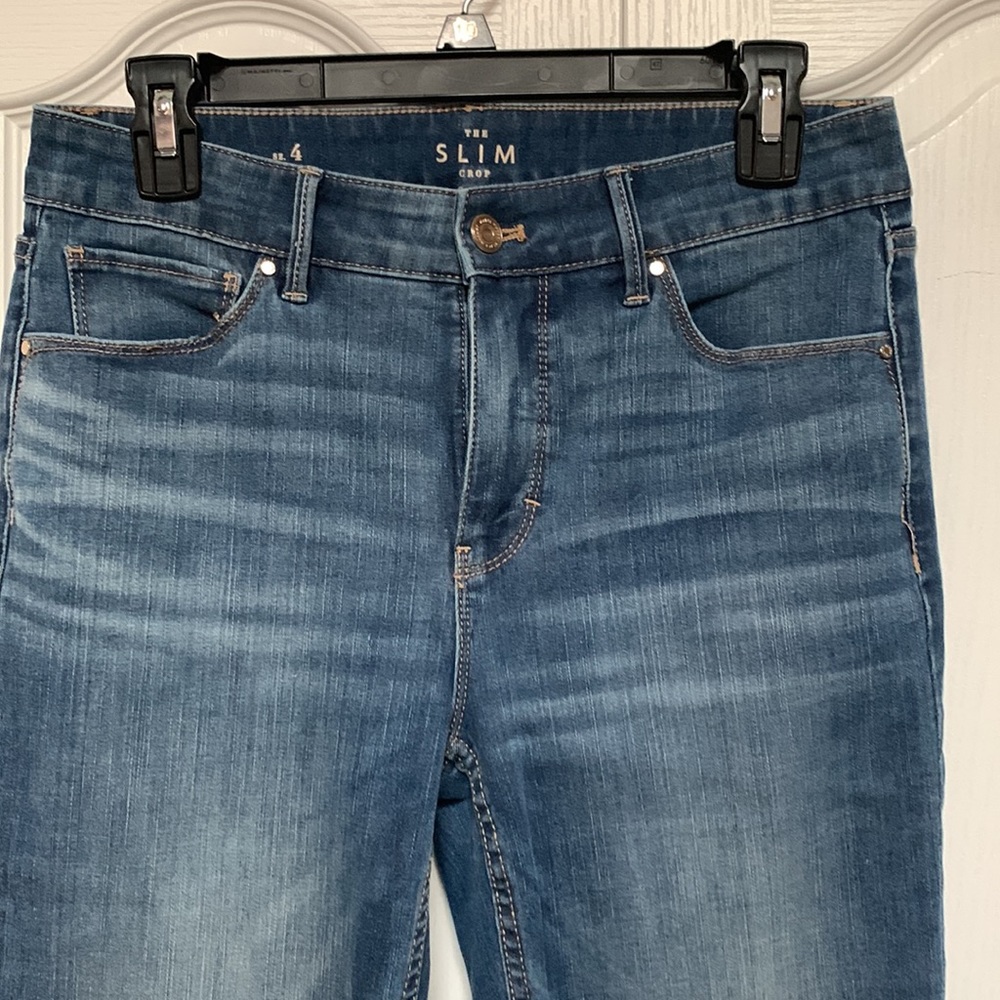 WHBM Slim Crop Jeans size 4